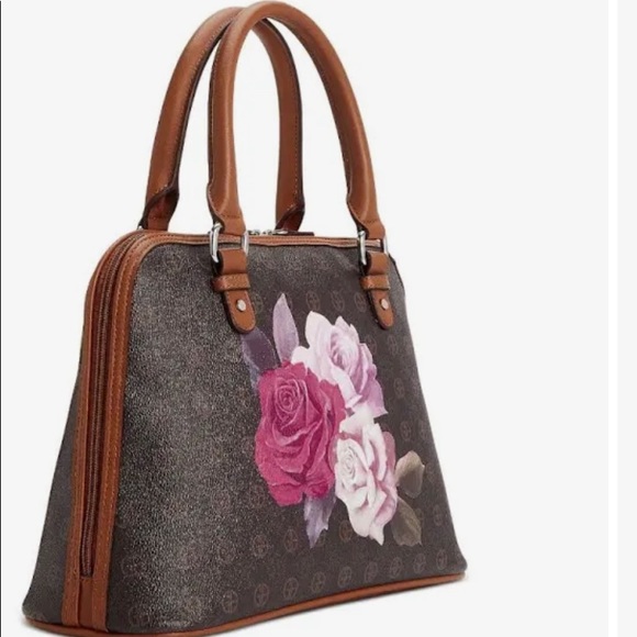 Giani Bernini Signature Rose Dome Satchel - Picture 1 of 4